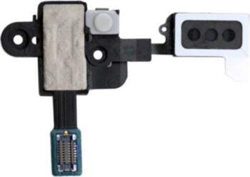 Flex cable with headset connector, speaker
