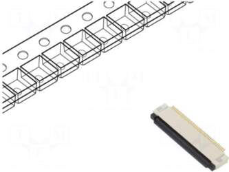 GCT Connector: FFC/FPC | gold flash