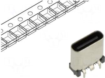 GCT Connector: USB C | socket