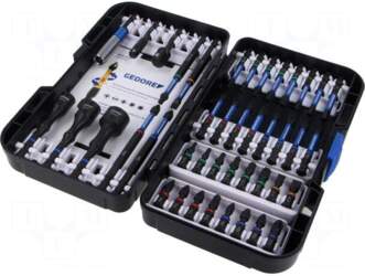 GEDORE Tools set: screwdriver bits |