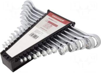 GEDORE Wrench: combination spanner-set | double-sided