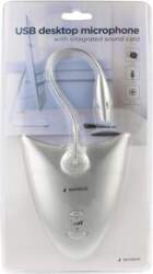 GEMBIRD Microphone | grey | USB