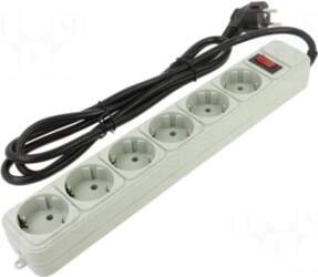 GEMBIRD Plug socket strip: protective |