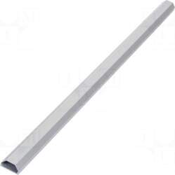 Goobay Closed cable trunkings | silver