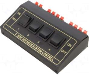 Goobay Speaker selector | Input: spring