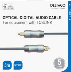 High End Toslink Cable DELTACO optical