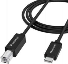 Kabelis Wozinsky USB-B - USB-C 1m