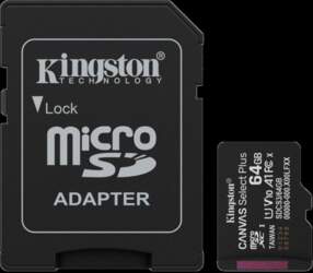Kingston 64GB microSDXC Canvas Select Plus