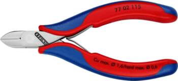 KNIPEX electronics diagonal cutters 77 02