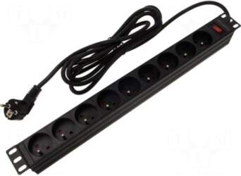 LANBERG Plug socket strip: protective |