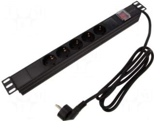 LANBERG Plug socket strip: protective |