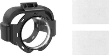Lens protective case with tempered glass
