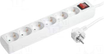 Logilink Plug socket strip: protective |