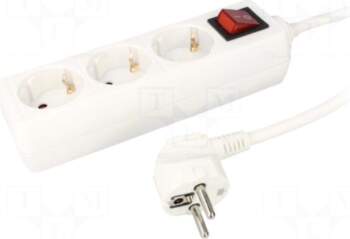 Logilink Plug socket strip: protective |