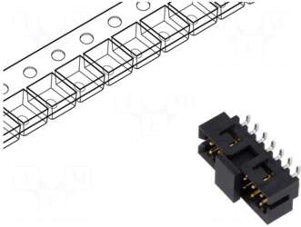 MOLEX Connector: PCB-cable/PCB | socket |
