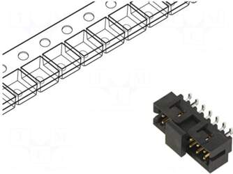 MOLEX Connector: PCB-cable/PCB | socket |
