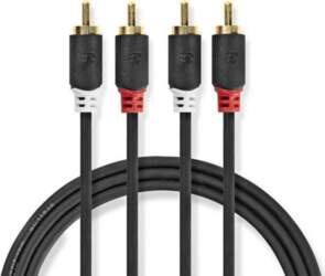 Nedis Audio vads 2x RCA ->