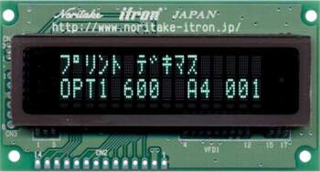 NORITAKE Itron Display: VFD | alphanumeric