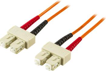 OM1 Fiber cable DELTACO, SC -