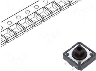OMRON Electronic Components Microswitch TACT |