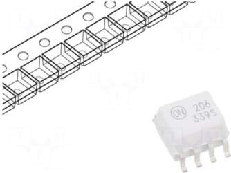 ONSEMI Optocoupler | SMD | Ch: