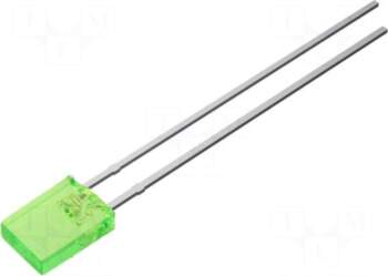OPTOSUPPLY LED | green | rectangular