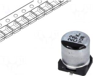 Panasonic Capacitor: electrolytic | low ESR