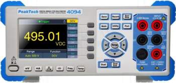 PEAKTECH Benchtop multimeter | LCD TFT