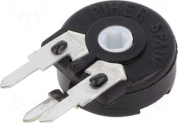 PIHER Potentiometer: mounting | 50kΩ |