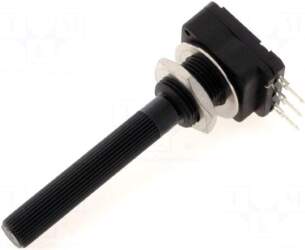 PIHER Potentiometer: shaft | single turn