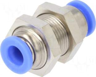 PNEUMAT Push-in fitting | bulkhead,straight