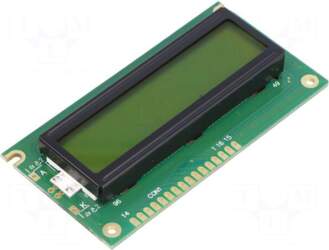 POWERTIP Display: LCD | alphanumeric |