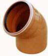 PVC līkums Dn 250 15° Wavin