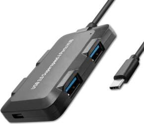 Qoltec Hub Adapter USB-C 3.1
