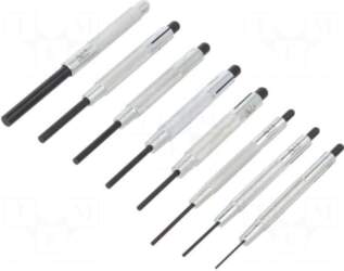 RENNSTEIG Tools set: punches | 8pcs