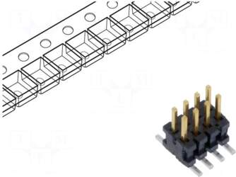 SAMTEC Connector: pin strips | socket