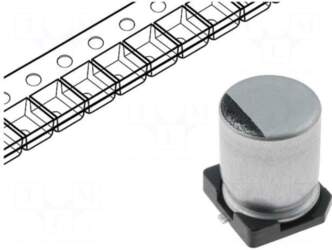 SAMWHA Capacitor: electrolytic | SMD |