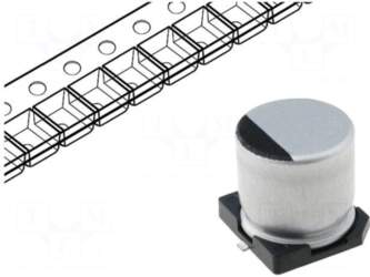 SAMWHA Capacitor: electrolytic | SMD |