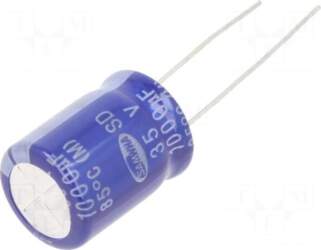 SAMWHA Capacitor: electrolytic | THT |