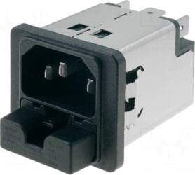SCHURTER Connector: AC supply | socket