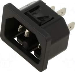 SCHURTER Connector: AC supply | socket