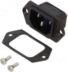 SCHURTER Connector: AC supply | socket