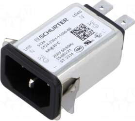SCHURTER Connector: AC supply | socket