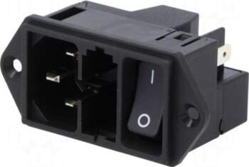 SCHURTER Connector: AC supply | socket