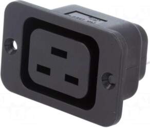 SCHURTER Connector: AC supply | socket