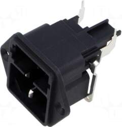 SCHURTER Connector: AC supply | socket