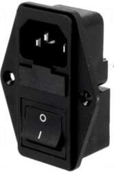SCHURTER Connector: AC supply | socket