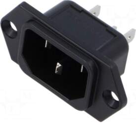 SCHURTER Connector: AC supply | socket