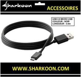 Sharkoon USB 2.0 A-B Micro