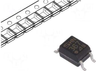 Sharp Optocoupler | SMD | Ch:
